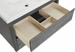 ASB-Woodline Мебель для ванной Лорена 80 подвесная grigio – фотография-9